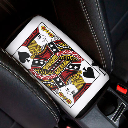 Jack Of Spades Playing Card Print Car Center Console Cover