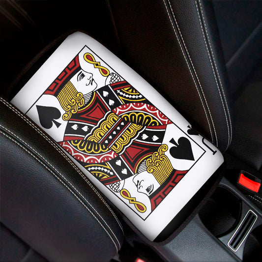 Jack Of Spades Playing Card Print Car Center Console Cover
