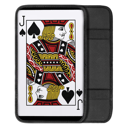 Jack Of Spades Playing Card Print Car Center Console Cover