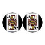 Jack Of Spades Playing Card Print Car Coasters