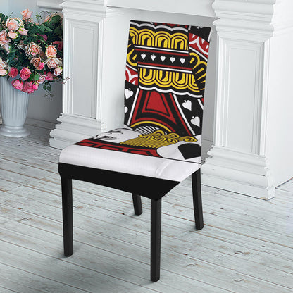 Jack Of Spades Playing Card Print Dining Chair Slipcover