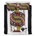 Jack Of Spades Playing Card Print Duvet Cover Bedding Set