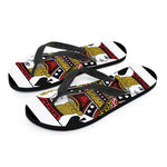 Jack Of Spades Playing Card Print Flip Flops