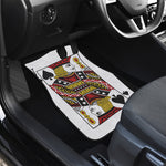 Jack Of Spades Playing Card Print Front and Back Car Floor Mats