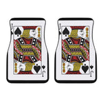 Jack Of Spades Playing Card Print Front Car Floor Mats