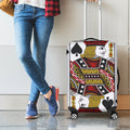 Jack Of Spades Playing Card Print Luggage Cover