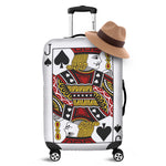 Jack Of Spades Playing Card Print Luggage Cover