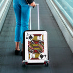 Jack Of Spades Playing Card Print Luggage Cover