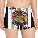 Jack Of Spades Playing Card Print Men's Boxer Briefs