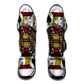 Jack Of Spades Playing Card Print Muay Thai Shin Guards