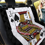 Jack Of Spades Playing Card Print Pet Car Back Seat Cover