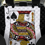 Jack Of Spades Playing Card Print Pet Car Back Seat Cover