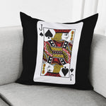 Jack Of Spades Playing Card Print Pillow Cover