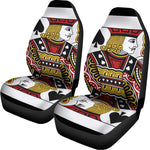 Jack Of Spades Playing Card Print Universal Fit Car Seat Covers