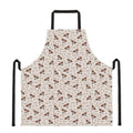 Jack Russell Terrier And Bone Print Apron