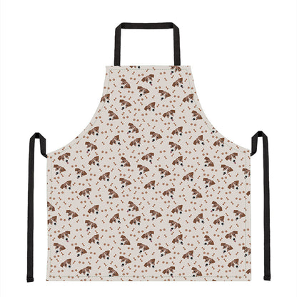 Jack Russell Terrier And Bone Print Apron