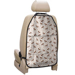 Jack Russell Terrier And Bone Print Car Seat Organizers