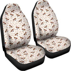 Jack Russell Terrier And Bone Print Universal Fit Car Seat Covers