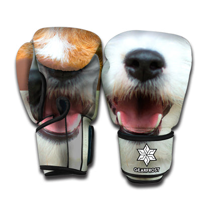 Jack Russell Terrier Portrait Print Boxing Gloves