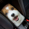 Jack Russell Terrier Portrait Print Car Center Console Cover