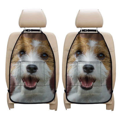 Jack Russell Terrier Portrait Print Car Seat Organizers