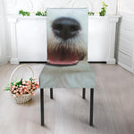 Jack Russell Terrier Portrait Print Dining Chair Slipcover
