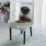 Jack Russell Terrier Portrait Print Dining Chair Slipcover