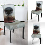 Jack Russell Terrier Portrait Print Dining Chair Slipcover