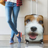 Jack Russell Terrier Portrait Print Luggage Cover