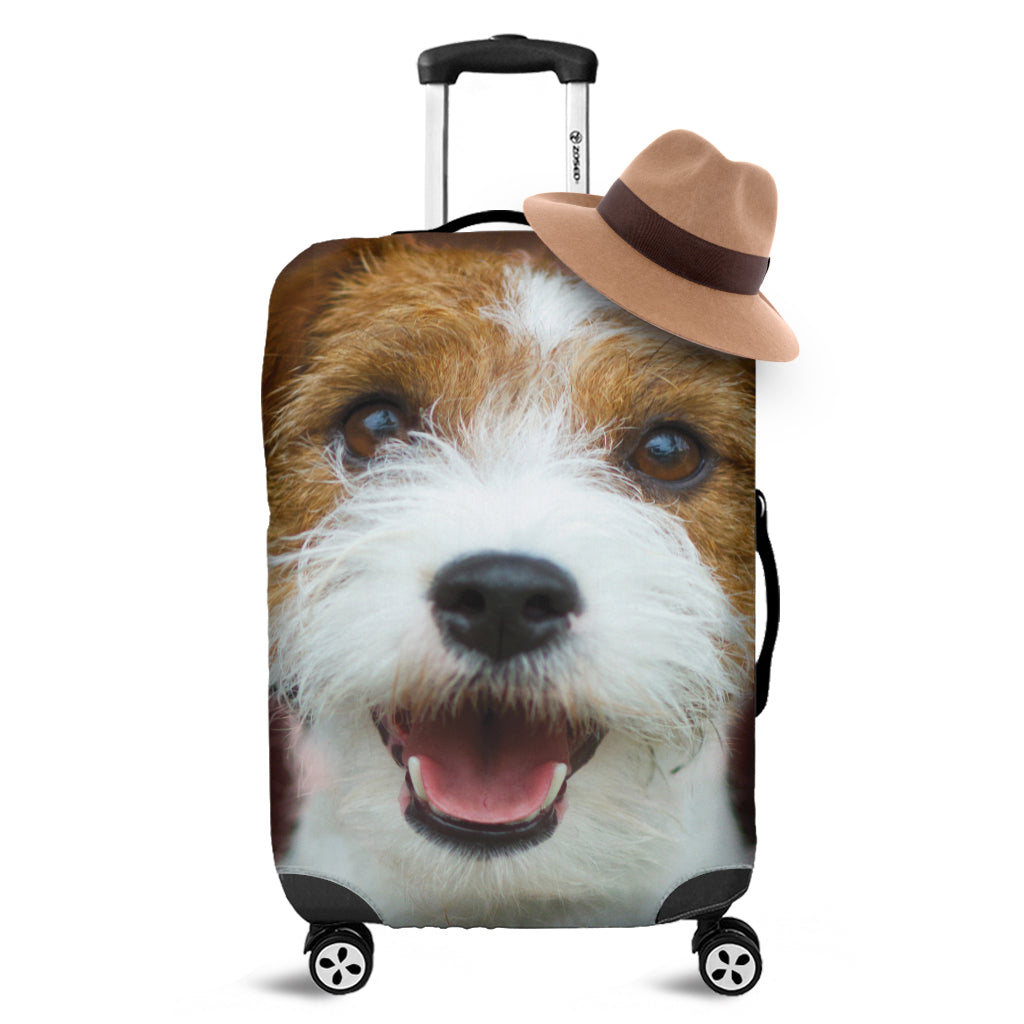 Jack Russell Terrier Portrait Print Luggage Cover