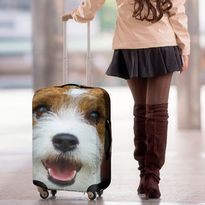 Jack Russell Terrier Portrait Print Luggage Cover