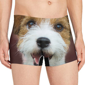 Jack Russell Terrier Portrait Print Men's Boxer Briefs