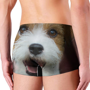 Jack Russell Terrier Portrait Print Men's Boxer Briefs