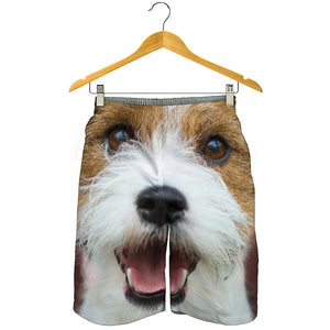 Jack Russell Terrier Portrait Print Men's Shorts