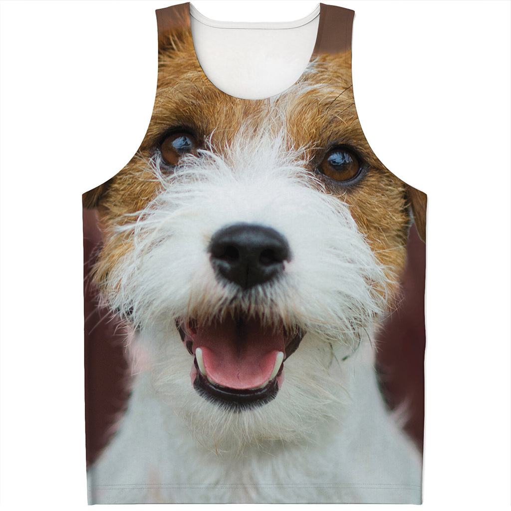 Jack Russell Terrier Portrait Print Men's Tank Top