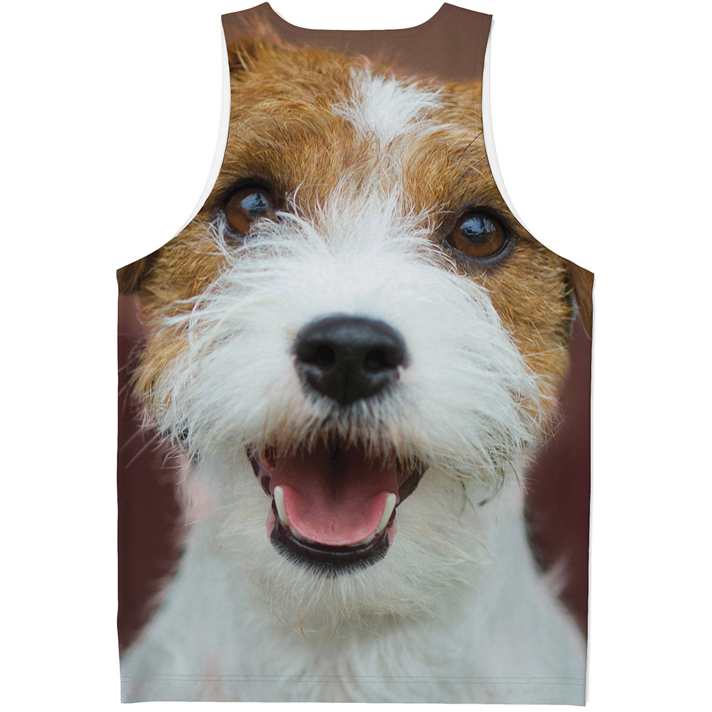 Jack Russell Terrier Portrait Print Men's Tank Top