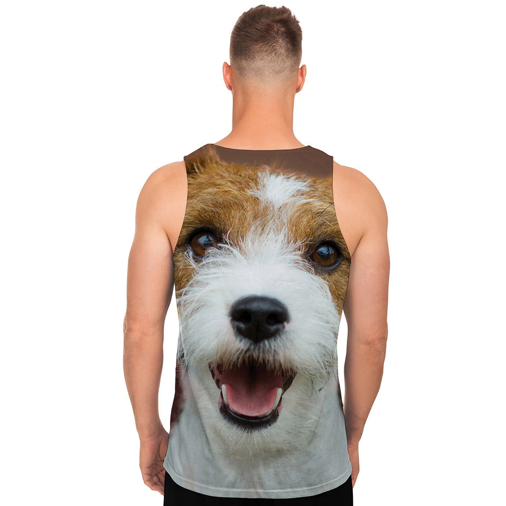 Jack Russell Terrier Portrait Print Men's Tank Top