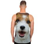 Jack Russell Terrier Portrait Print Men's Tank Top