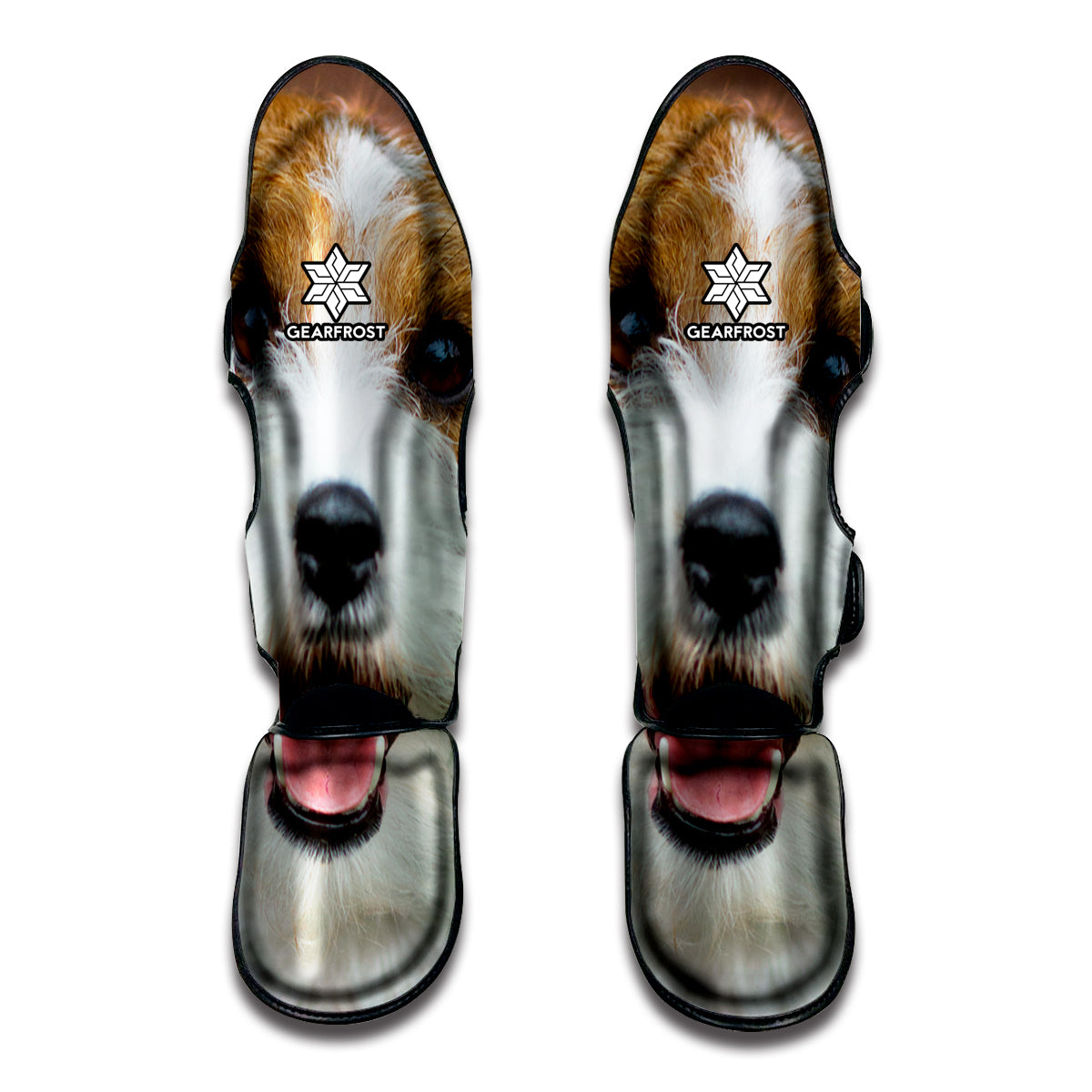 Jack Russell Terrier Portrait Print Muay Thai Shin Guard