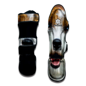 Jack Russell Terrier Portrait Print Muay Thai Shin Guard