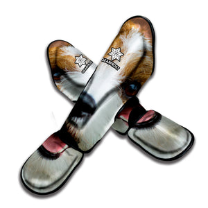 Jack Russell Terrier Portrait Print Muay Thai Shin Guard