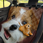 Jack Russell Terrier Portrait Print Pet Car Back Seat Cover