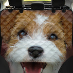 Jack Russell Terrier Portrait Print Pet Car Back Seat Cover