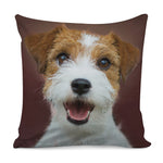 Jack Russell Terrier Portrait Print Pillow Cover