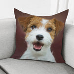Jack Russell Terrier Portrait Print Pillow Cover