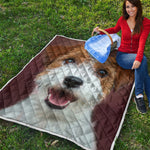 Jack Russell Terrier Portrait Print Quilt