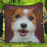Jack Russell Terrier Portrait Print Quilt