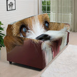Jack Russell Terrier Portrait Print Sofa Cover