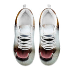 Jack Russell Terrier Portrait Print White Sneakers