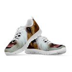 Jack Russell Terrier Portrait Print White Sneakers